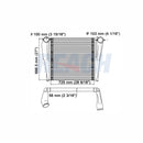 Intercooler KENWORTH K100/T300-T800 mod 1987-2010
