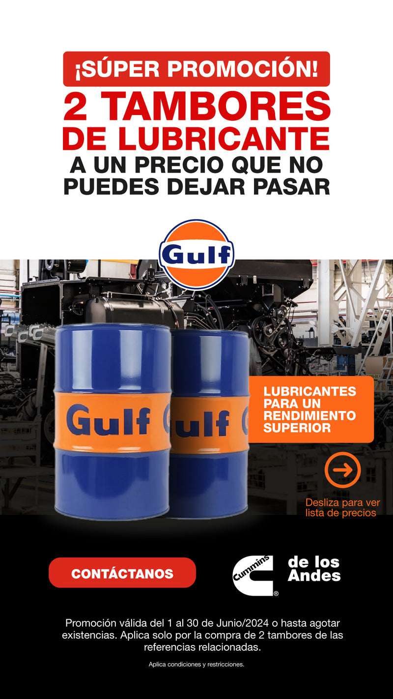 Tambores Gulf Oferta imperdible