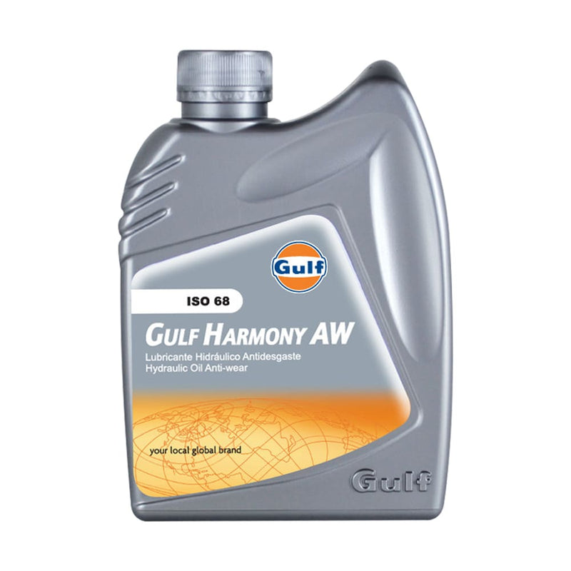 Gulf Harmony AW ISO 68 aceite, aceite para motor, aw iso 68, gulf, harmony, Hidráulico, iso 68, lubricación, lubricantes, mantenimiento, motor, oil, premium  - Ecommerce Equitel