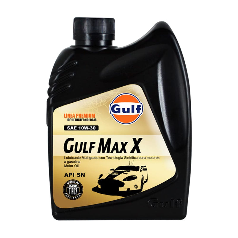 Gulf Max X SN Sae 10W-30, 10w30, 20W-50, 20w50, aceite, aceite para motor, gasolina, Gasolina automotriz, gulf, ILSAC GF-5, lubricación, lubricantes, mantenimiento, MAX x sn sae, motor, oil, premium, vehiculos, X sn  - Ecommerce Equitel