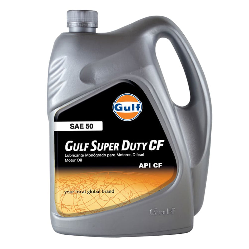 Gulf Super Duty CF SAE 50 aceite, aceite para motor, CF sae 50, Diesel, duty cf, gulf, lubricación, lubricantes, mantenimiento, motor, motor diesel, oil, pesado, premium, sae 50, servicio pesado, super duty  - Ecommerce Equitel
